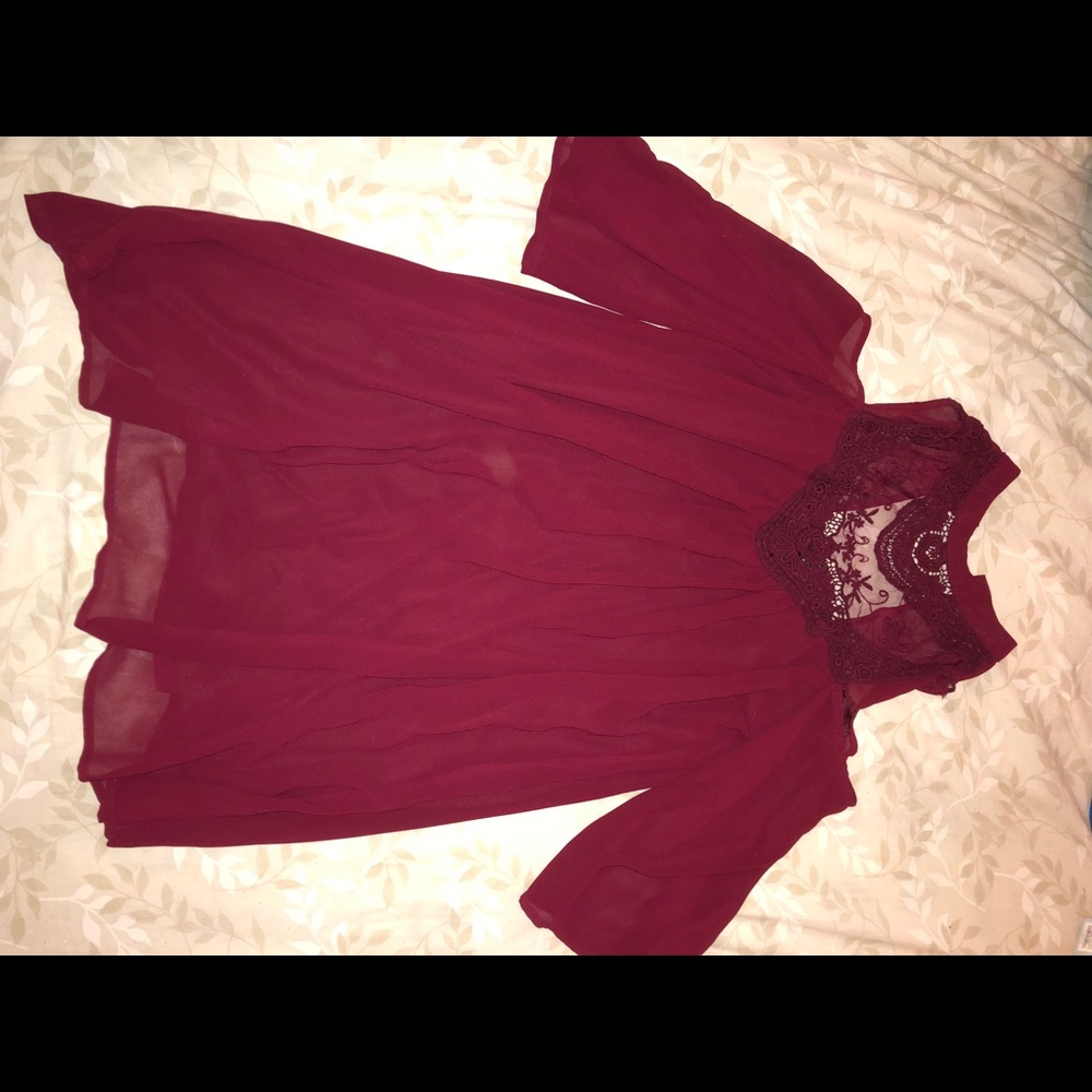 Rue21 loose dress (Burgundy)
